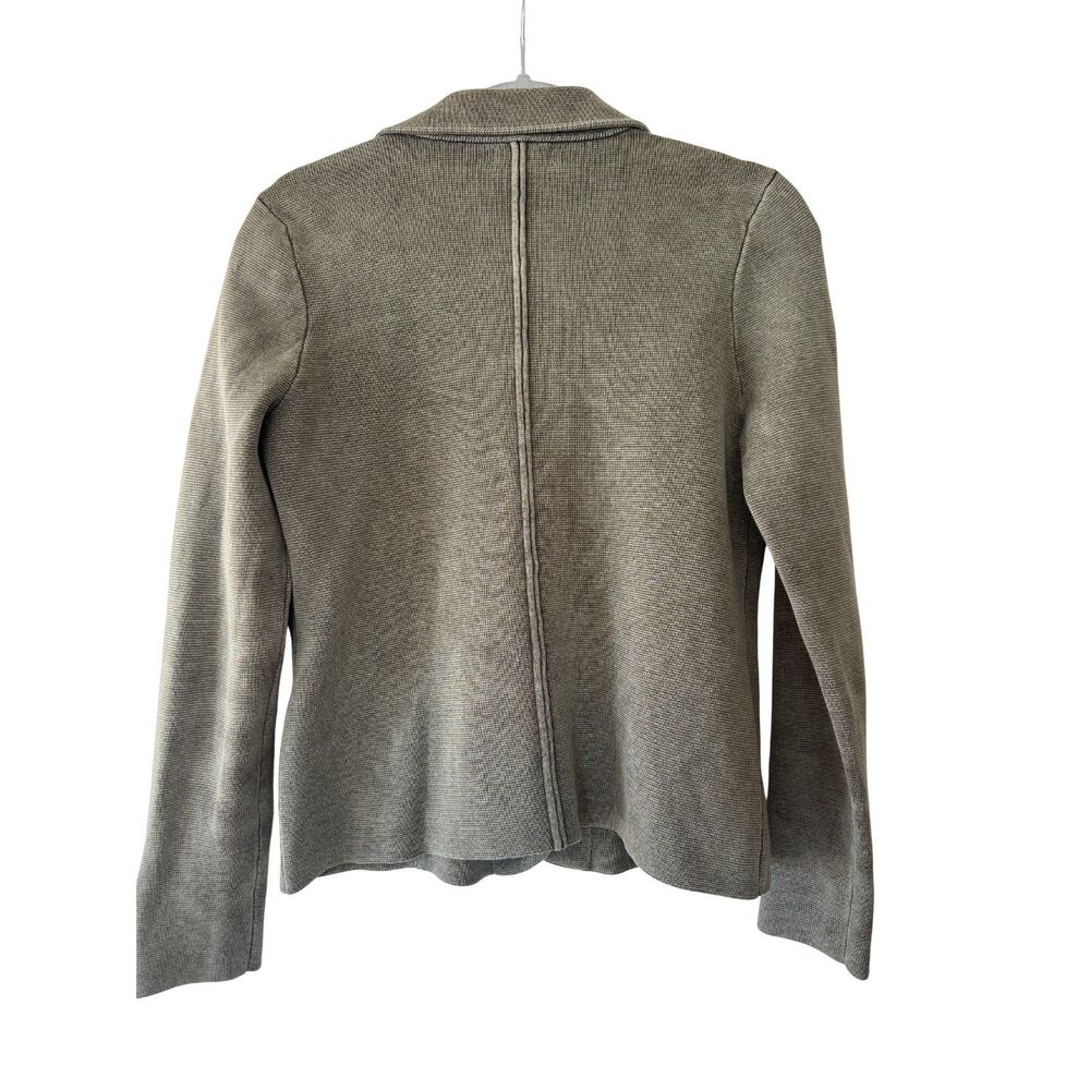 Sundance Horizon Sweater Blazer Soft Olive Green Size M 100% Cotton - Picture 2 of 10